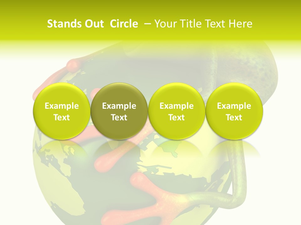 Illustration Jump Animal PowerPoint Template