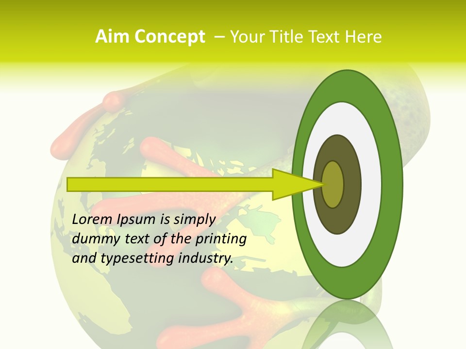 Illustration Jump Animal PowerPoint Template