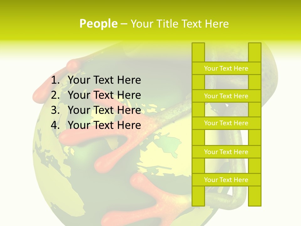 Illustration Jump Animal PowerPoint Template