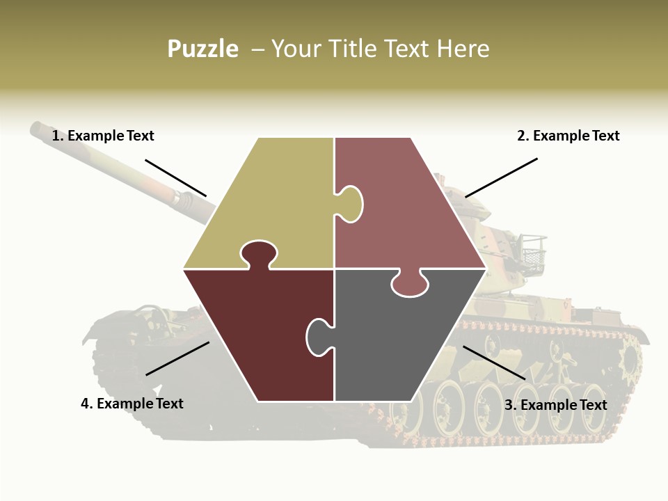 Battle Background Armour PowerPoint Template
