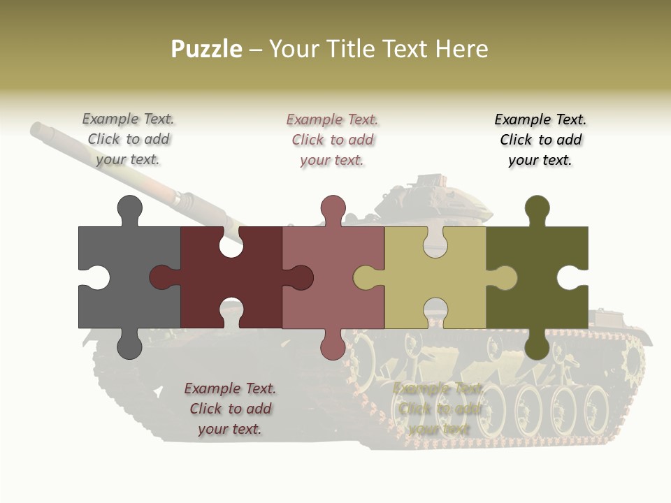 Battle Background Armour PowerPoint Template