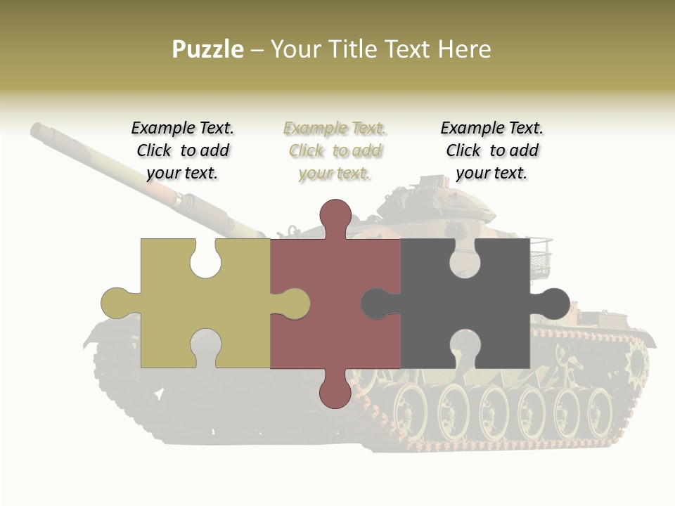 Battle Background Armour PowerPoint Template