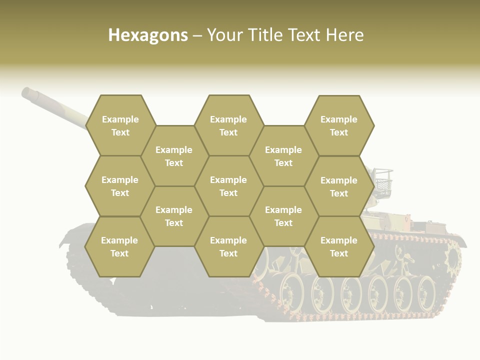 Battle Background Armour PowerPoint Template
