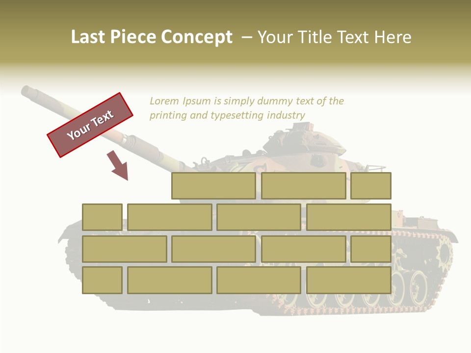 Battle Background Armour PowerPoint Template