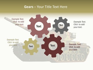 Battle Background Armour PowerPoint Template