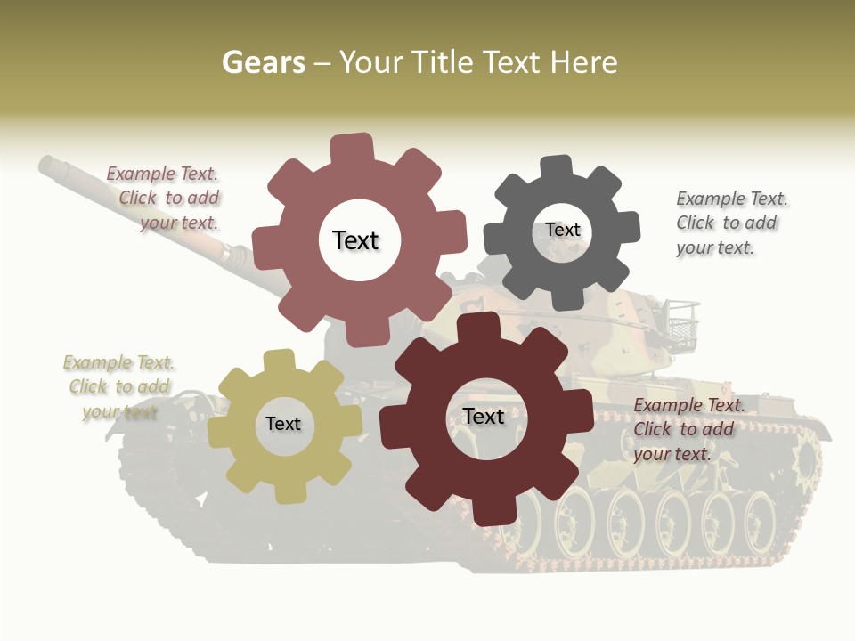Battle Background Armour PowerPoint Template