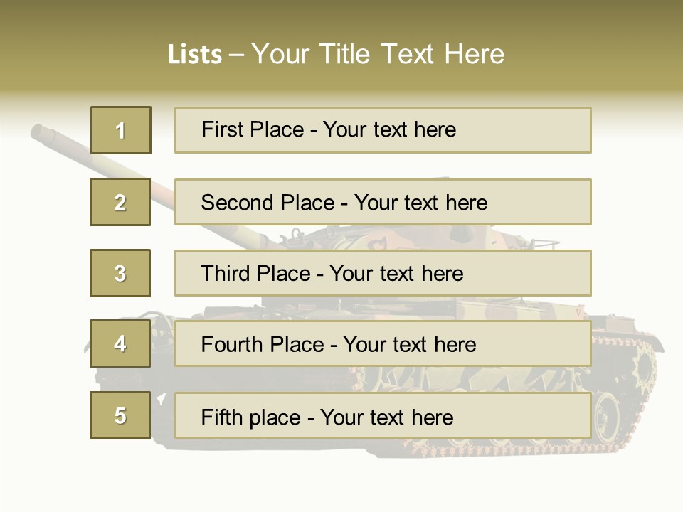 Battle Background Armour PowerPoint Template
