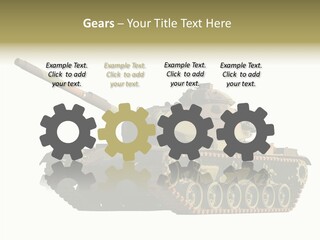 Battle Background Armour PowerPoint Template