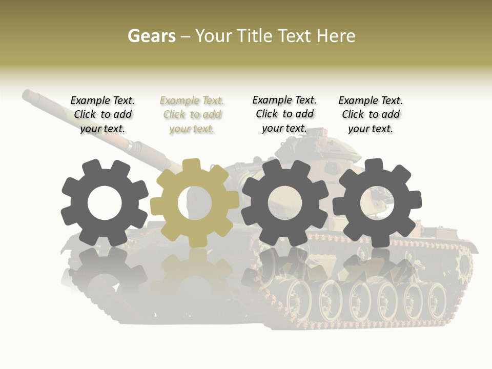 Battle Background Armour PowerPoint Template