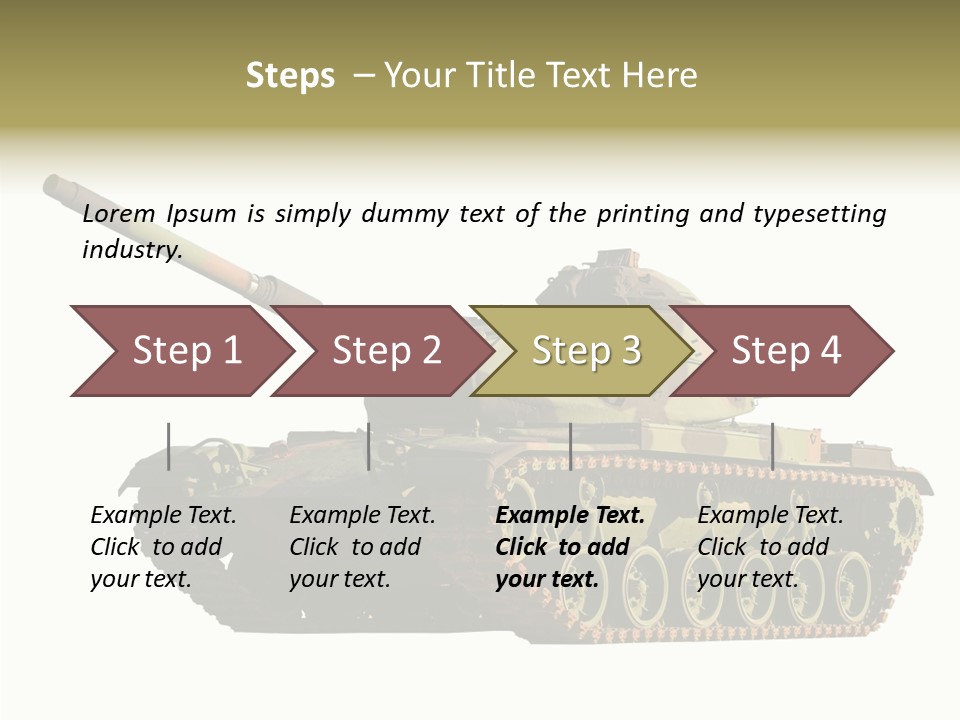 Battle Background Armour PowerPoint Template
