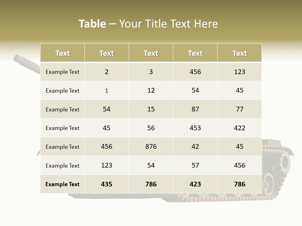 Battle Background Armour PowerPoint Template