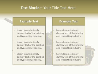 Battle Background Armour PowerPoint Template