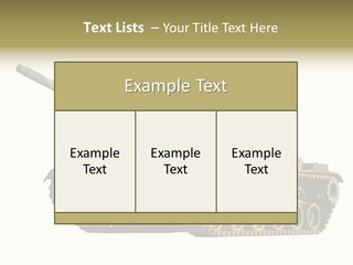 Battle Background Armour PowerPoint Template