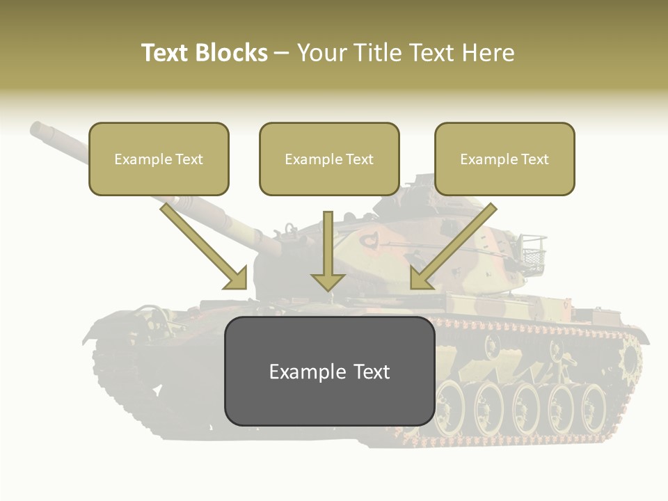 Battle Background Armour PowerPoint Template