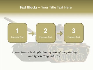 Battle Background Armour PowerPoint Template