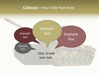 Battle Background Armour PowerPoint Template