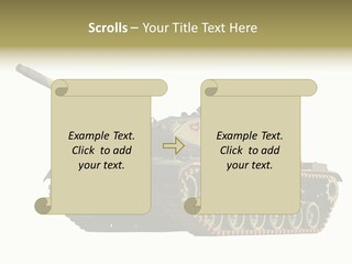 Battle Background Armour PowerPoint Template