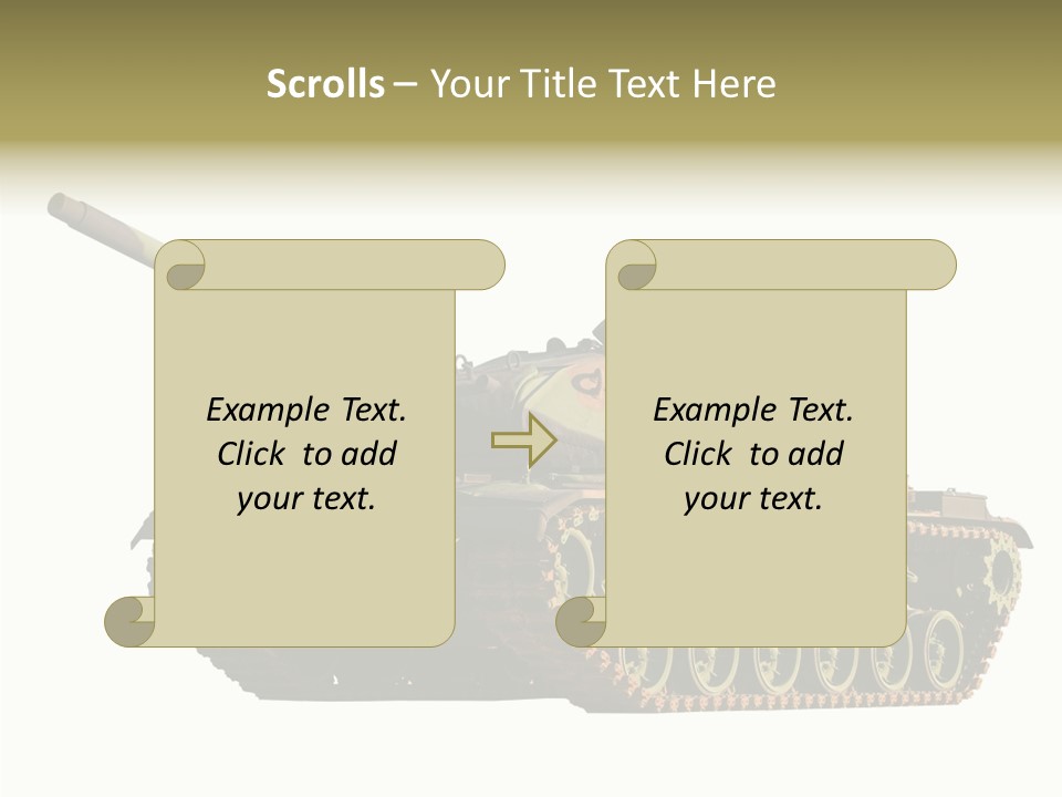 Battle Background Armour PowerPoint Template