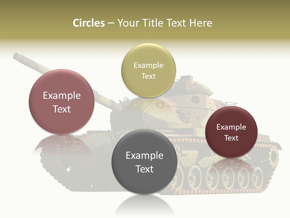 Battle Background Armour PowerPoint Template