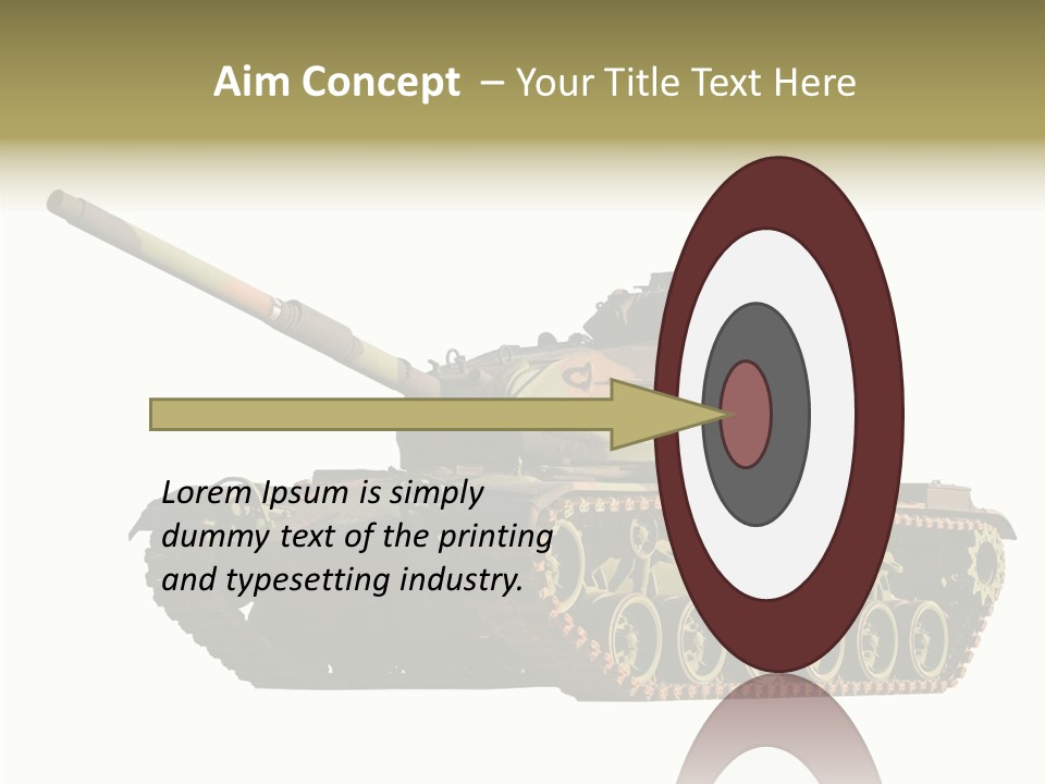 Battle Background Armour PowerPoint Template