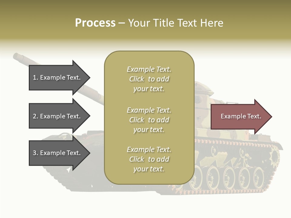 Battle Background Armour PowerPoint Template