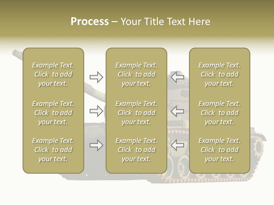 Battle Background Armour PowerPoint Template