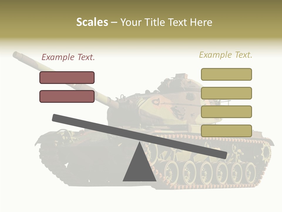 Battle Background Armour PowerPoint Template