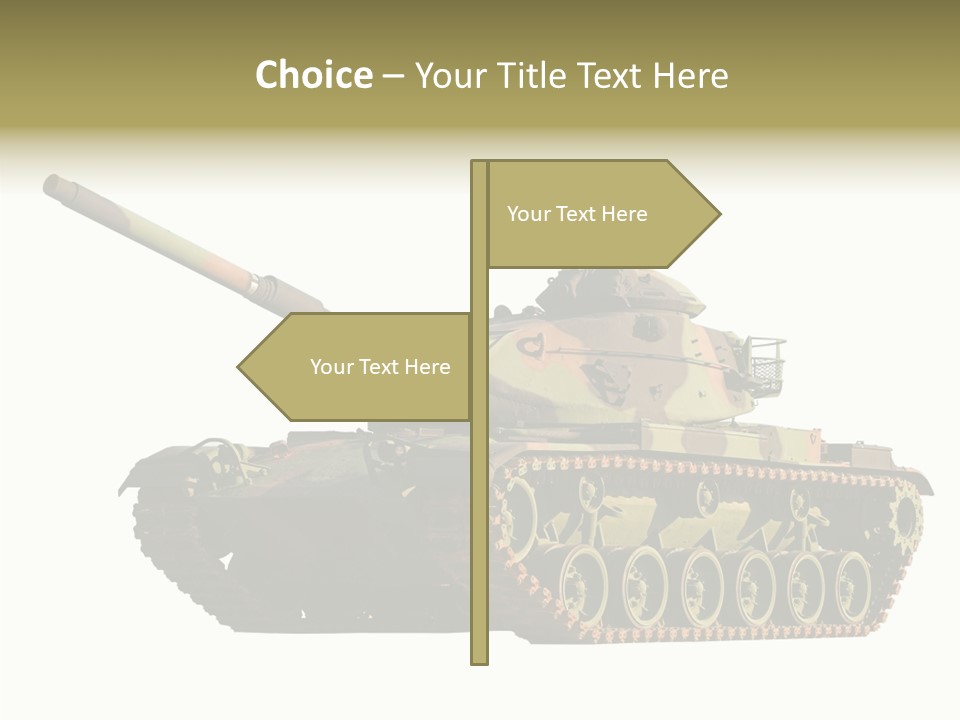 Battle Background Armour PowerPoint Template