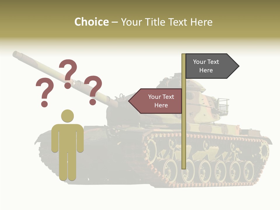 Battle Background Armour PowerPoint Template