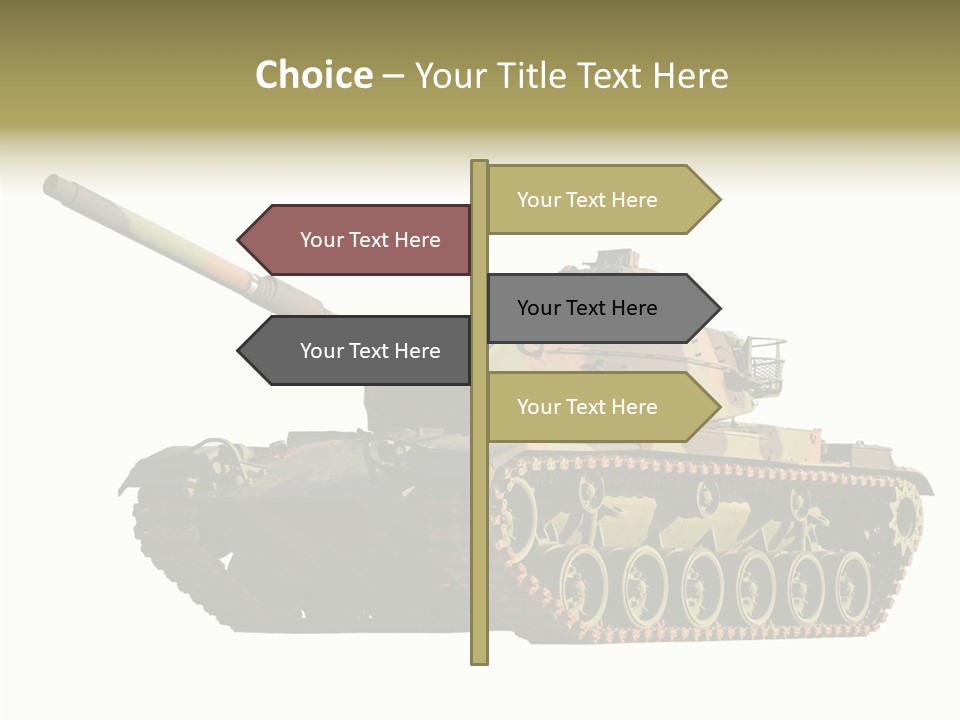 Battle Background Armour PowerPoint Template