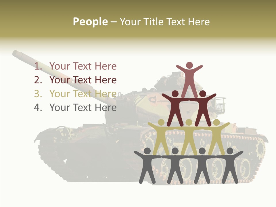 Battle Background Armour PowerPoint Template