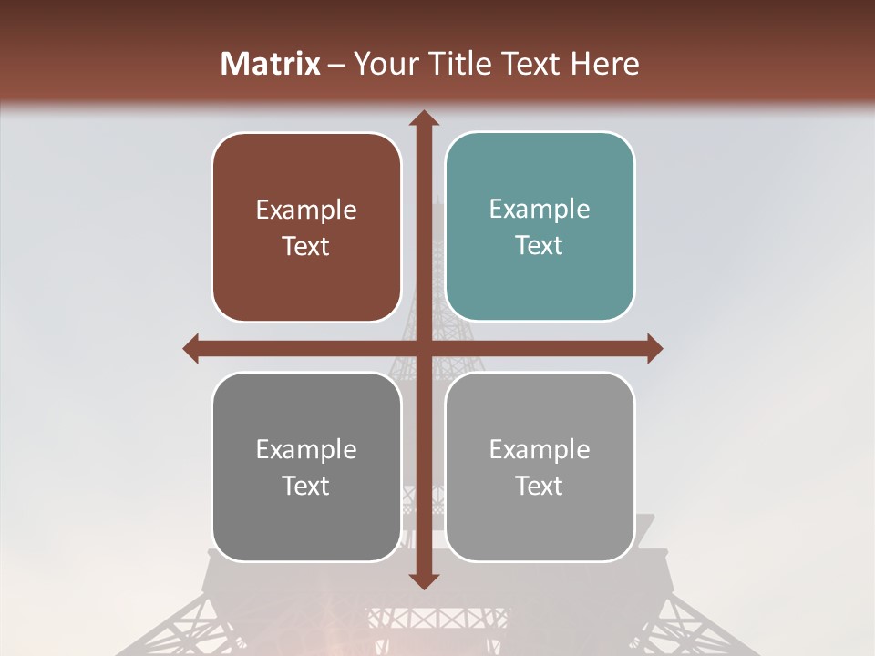 Europe Built Sun PowerPoint Template