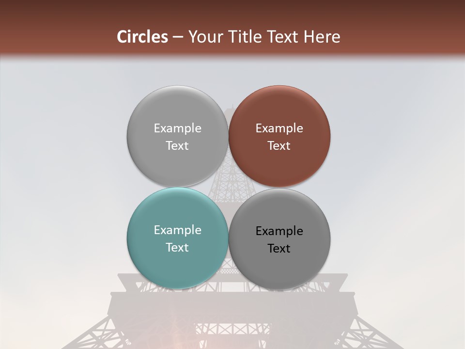 Europe Built Sun PowerPoint Template