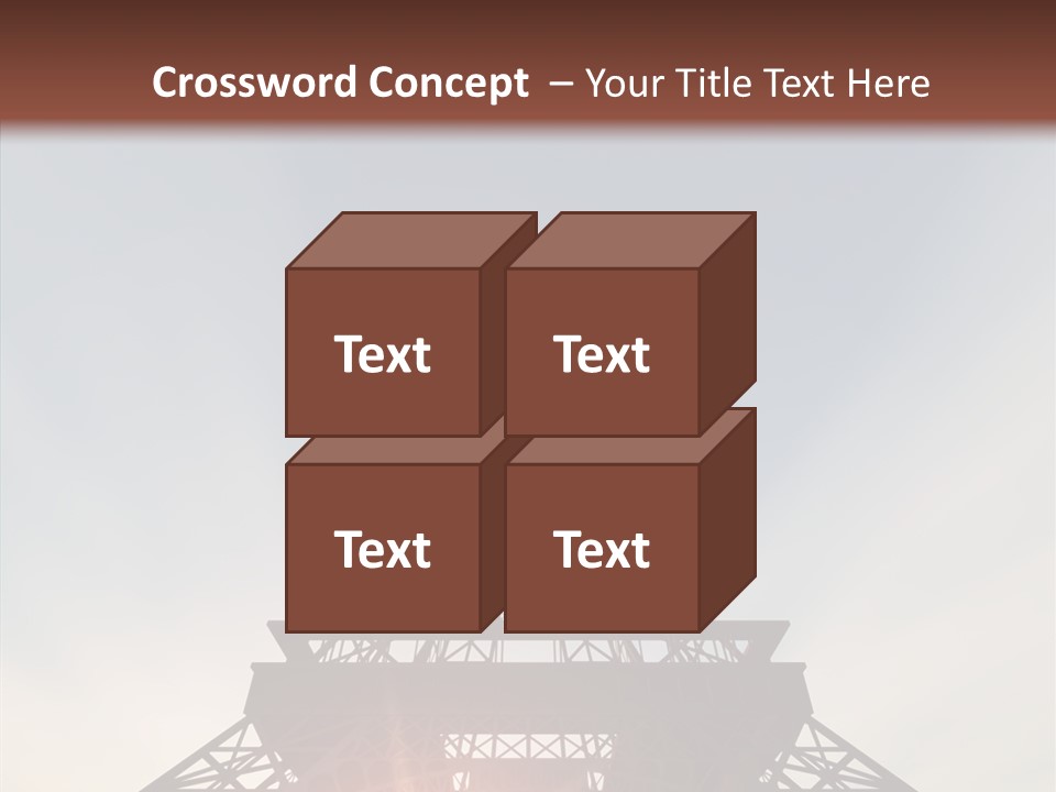 Europe Built Sun PowerPoint Template