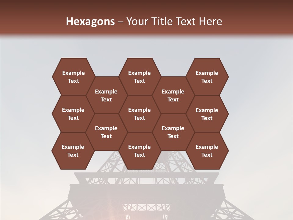 Europe Built Sun PowerPoint Template