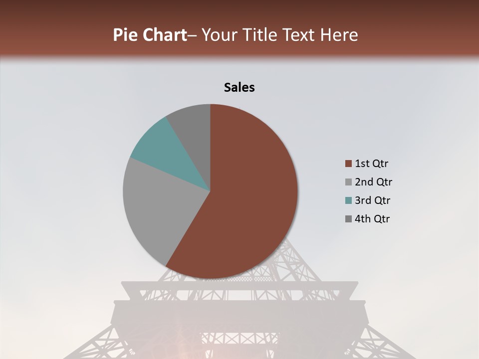Europe Built Sun PowerPoint Template