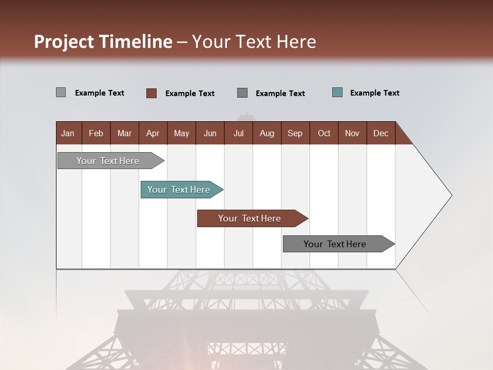 Europe Built Sun PowerPoint Template