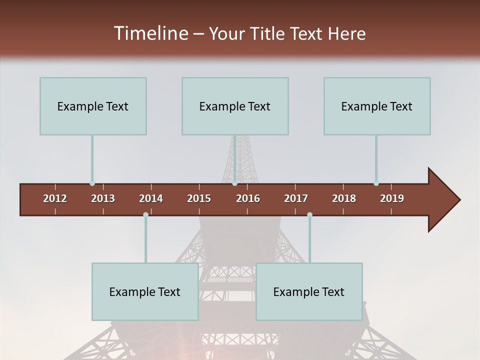 Europe Built Sun PowerPoint Template