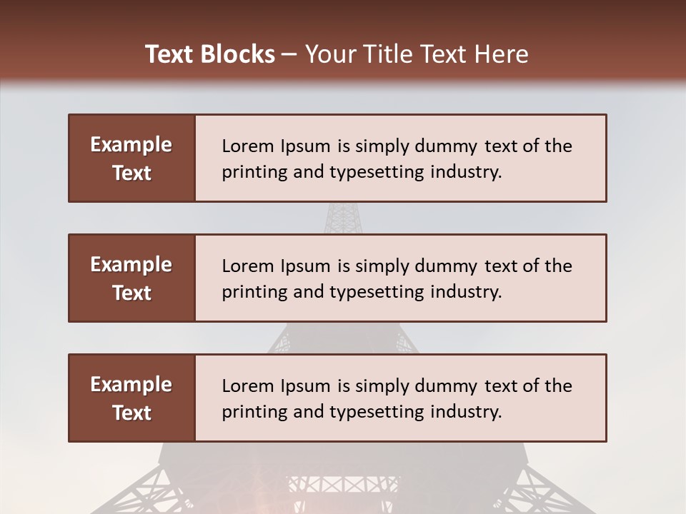 Europe Built Sun PowerPoint Template