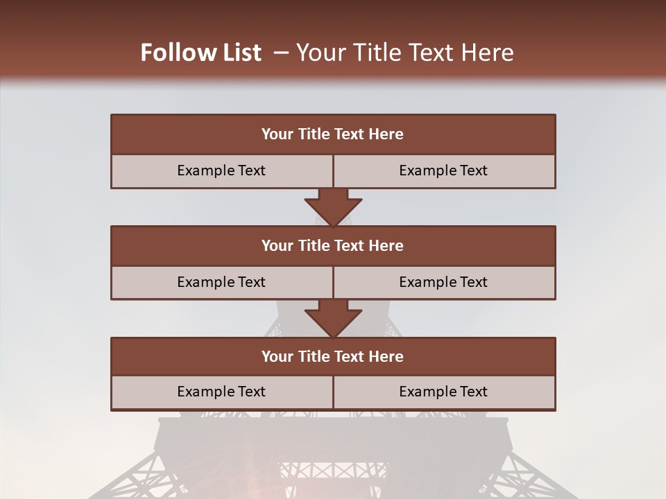 Europe Built Sun PowerPoint Template