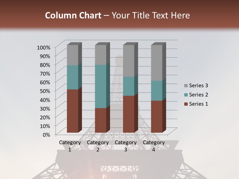 Europe Built Sun PowerPoint Template