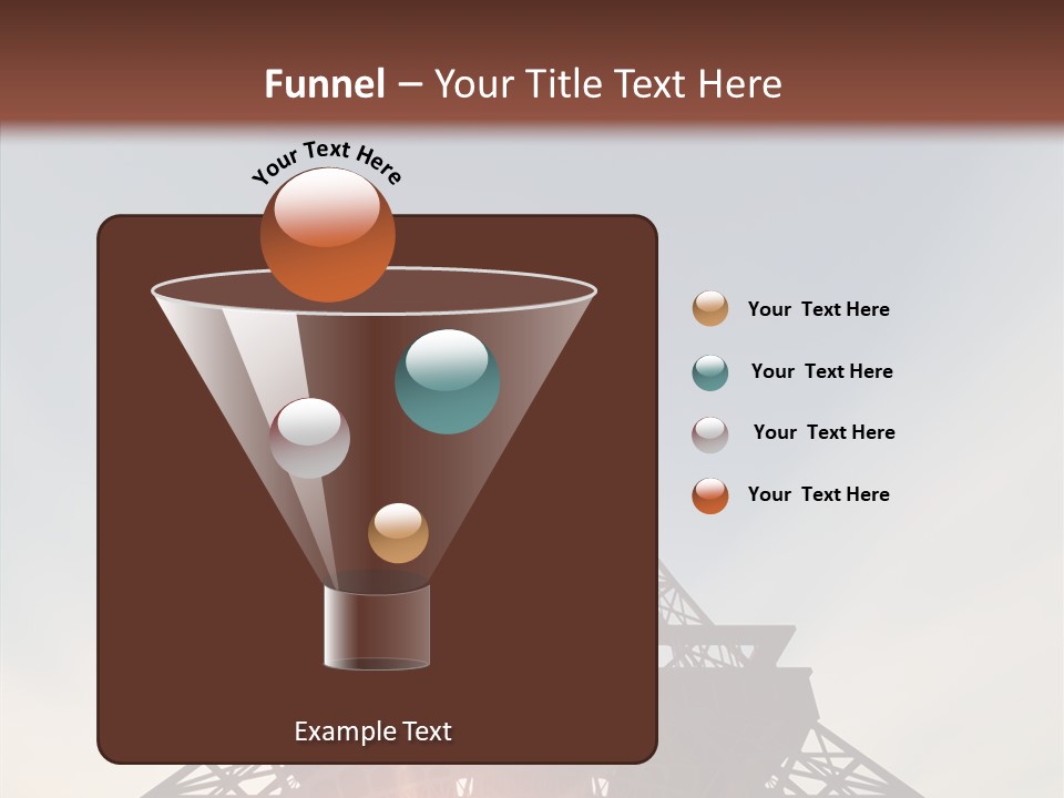 Europe Built Sun PowerPoint Template