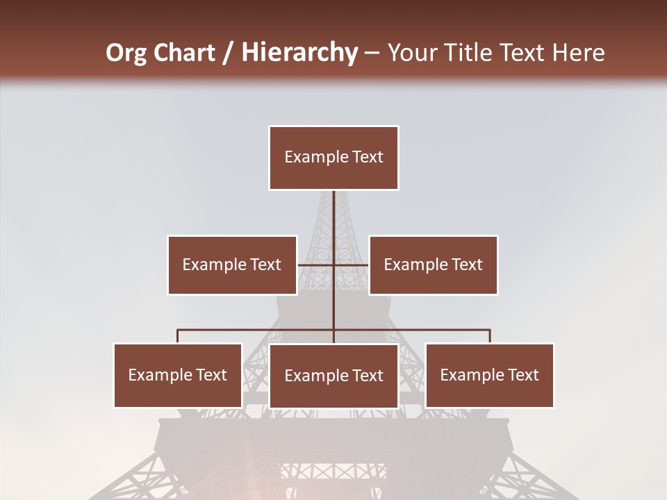 Europe Built Sun PowerPoint Template