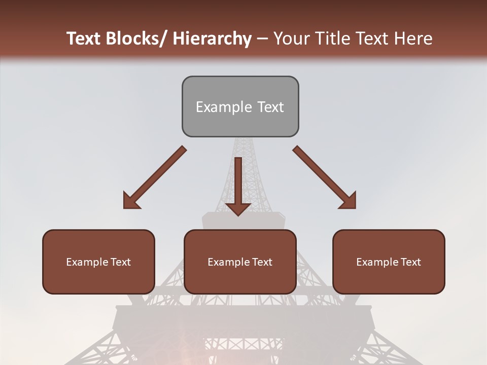 Europe Built Sun PowerPoint Template