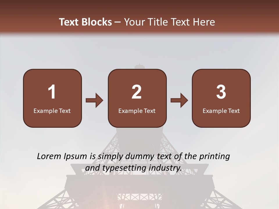 Europe Built Sun PowerPoint Template