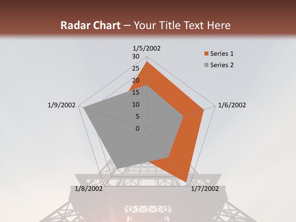 Europe Built Sun PowerPoint Template
