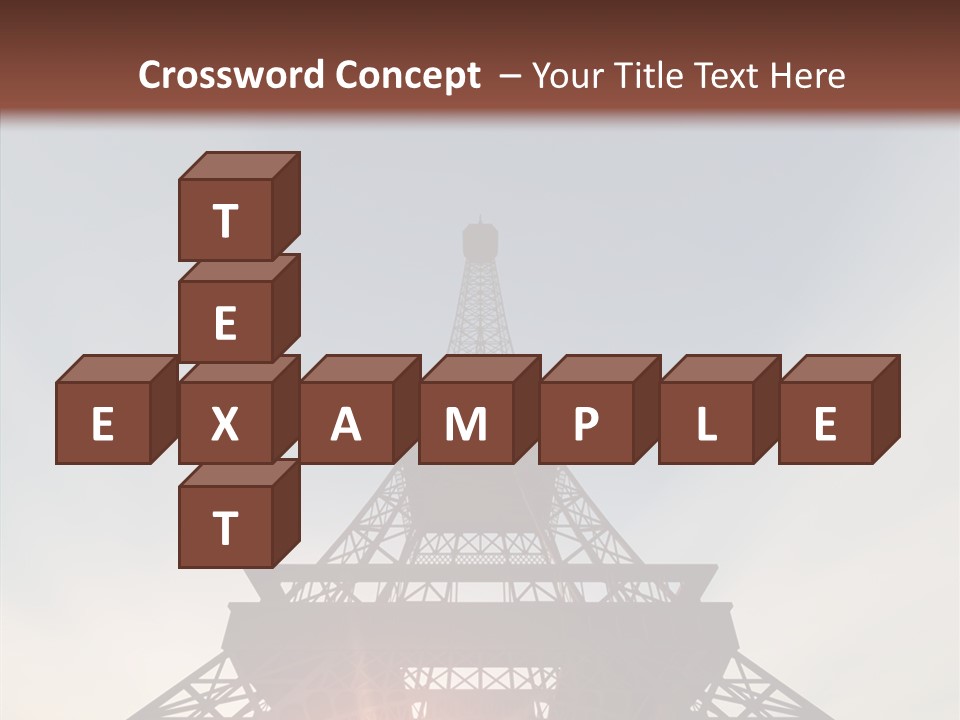 Europe Built Sun PowerPoint Template