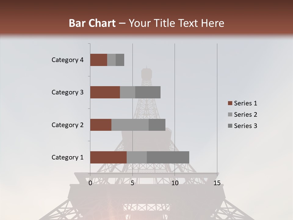Europe Built Sun PowerPoint Template