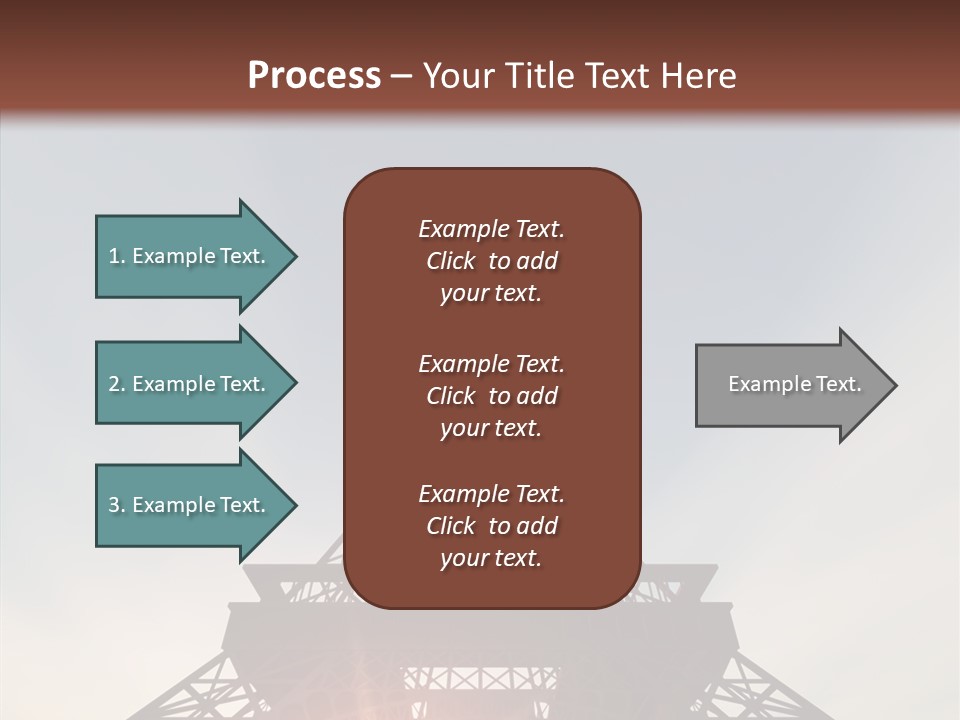 Europe Built Sun PowerPoint Template