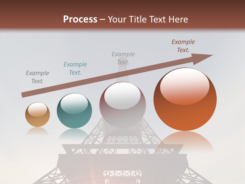 Europe Built Sun PowerPoint Template